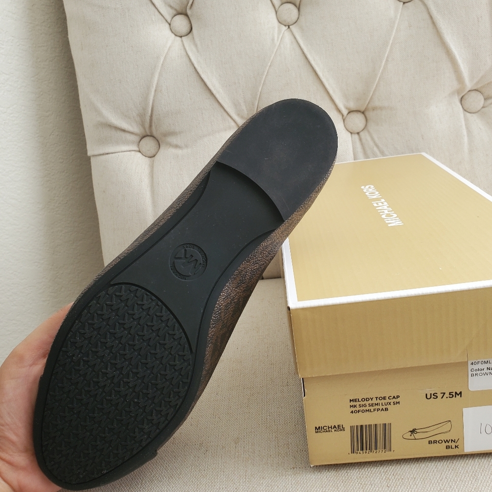 Michael Kors, size 7.5, brown & black - Picture 4 of 5